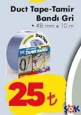 BOSS TAPE DUCT TAPE TAMİR BANDI 48 MM X 10 M BOSS TAPE DUCT TAPE TAMİR BANDI 48 MM X 10 M